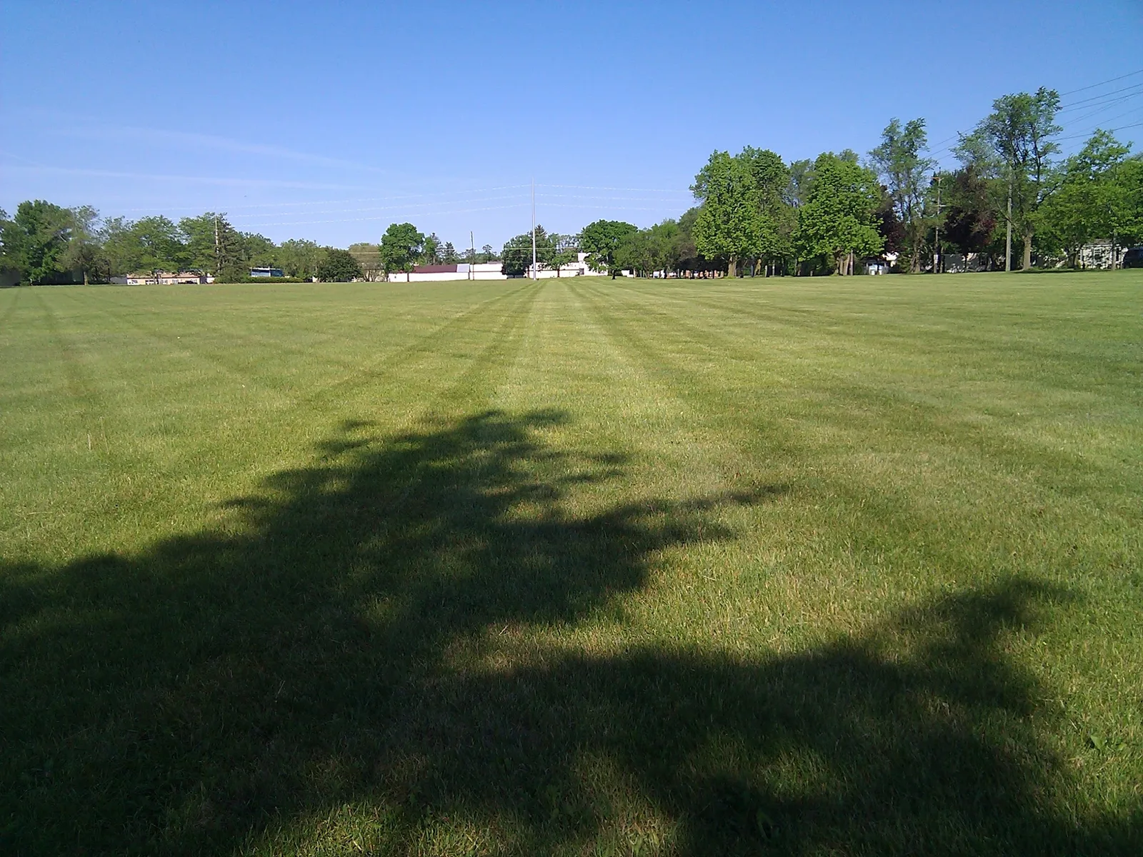 Completed lawn care work by Yahara Lawn Care