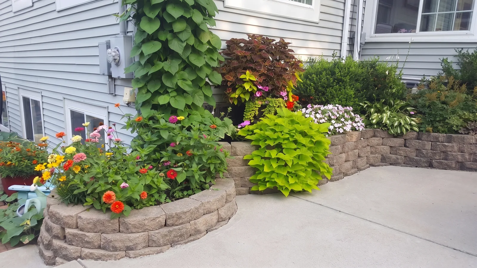 Completed lawn care work by Yahara Lawn Care