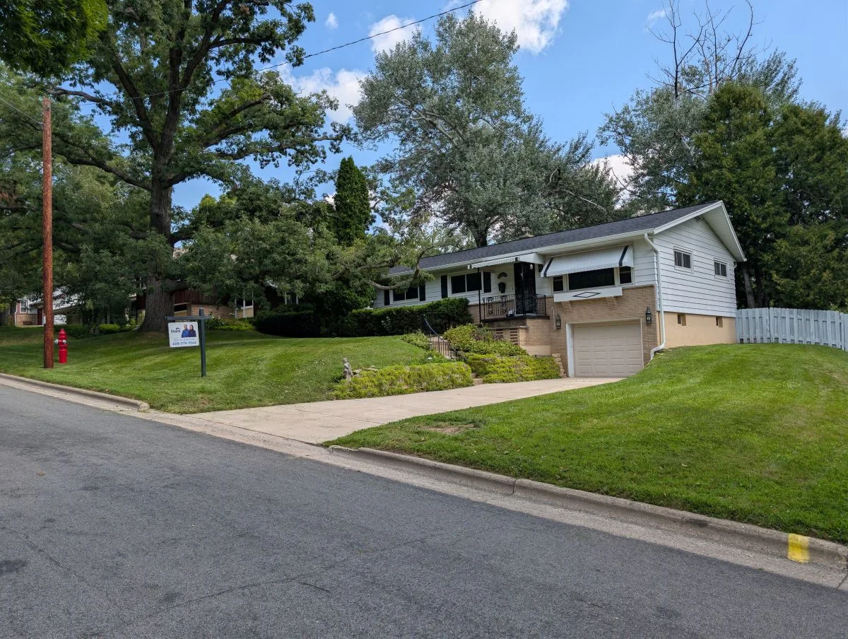 Completed lawn care work by Yahara Lawn Care